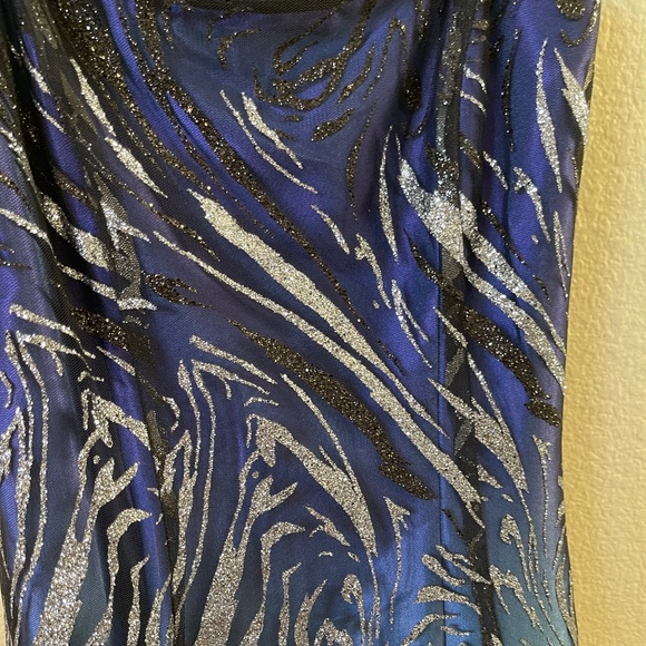 Strapless Aqua Formal Dress - Picture 3 of 5